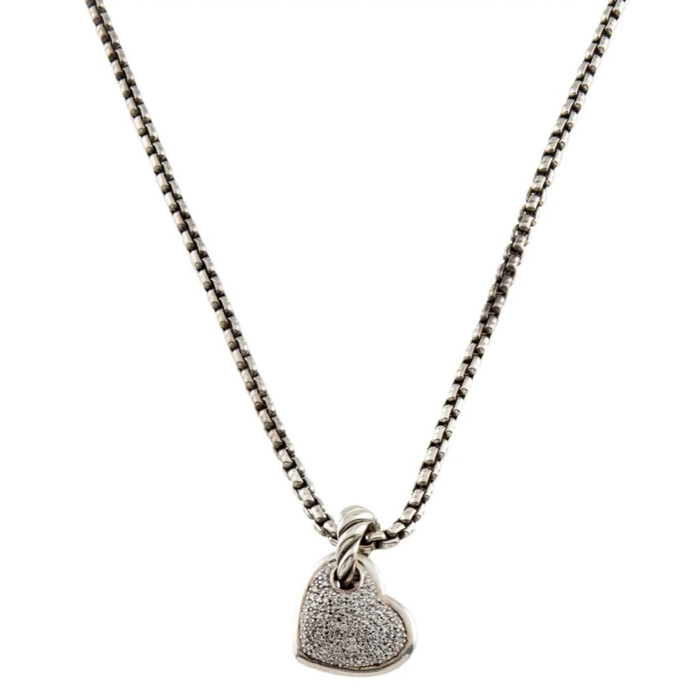 DAVID YURMAN drop heart diamond necklace!!!